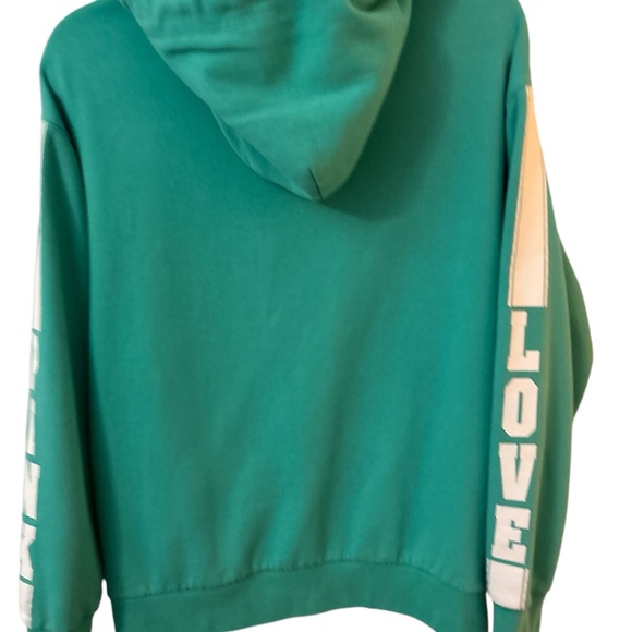 PINK Victoria’s Secret Y2K Size S Seafoam green hoodie excellent condition - Picture 4 of 5